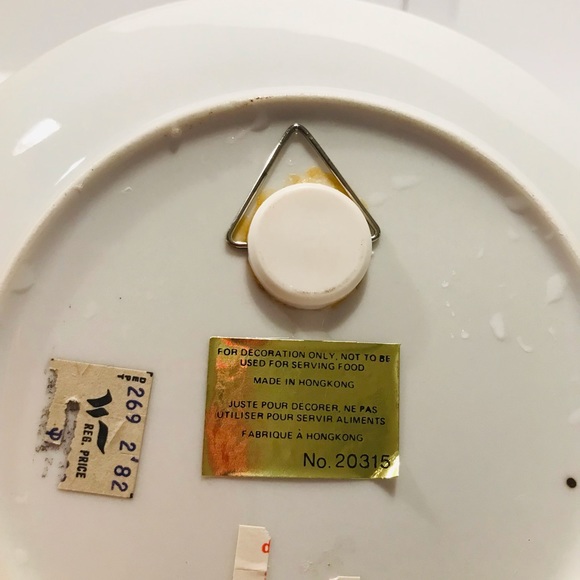 Vintage Imari Ware Made In Japan Decorative Plate Wall Plague Porcelain 6.25” - Picture 6 of 6